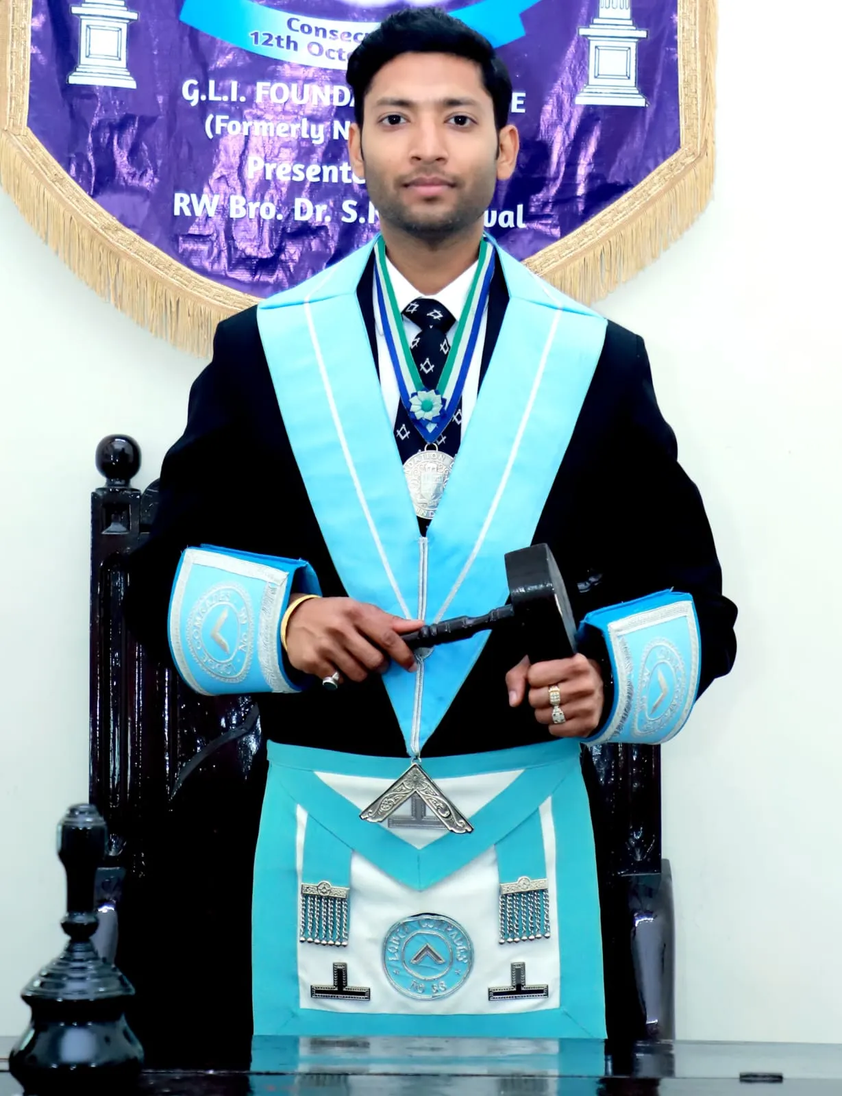 W. Bro Jalaj Jain, Worshipful Bro. Jalaj Jain